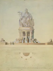 Progetto per il monumento destinato a Place de l